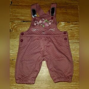 Limonda Quilted Mauve Overall Jumpsiut For Newborn Baby Girl